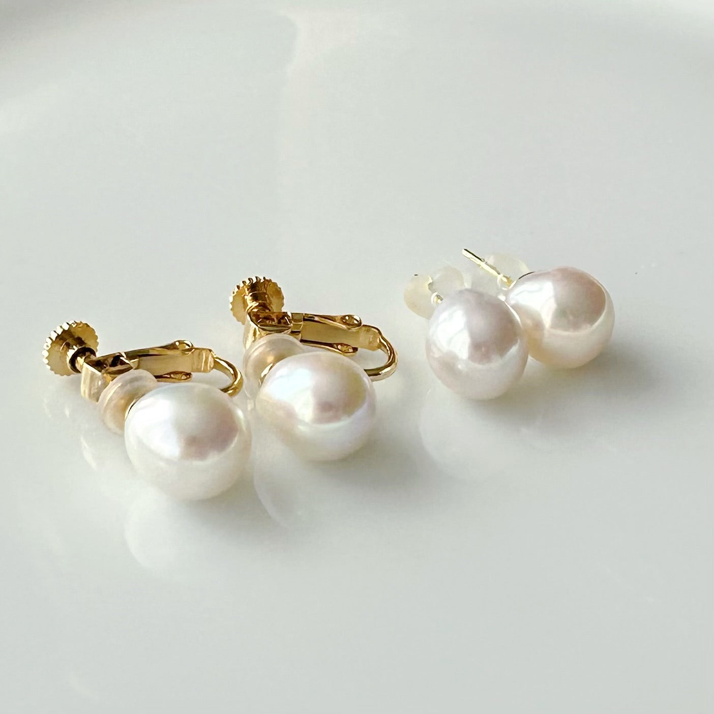 "snowdrop スノードロップ"   ピアス　イヤリング　nude - hikari pearl.