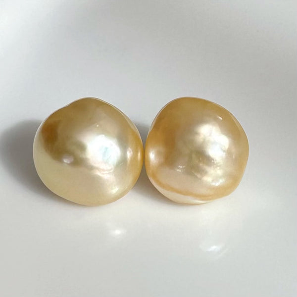 一点もの　k18 South Sea pearl gold