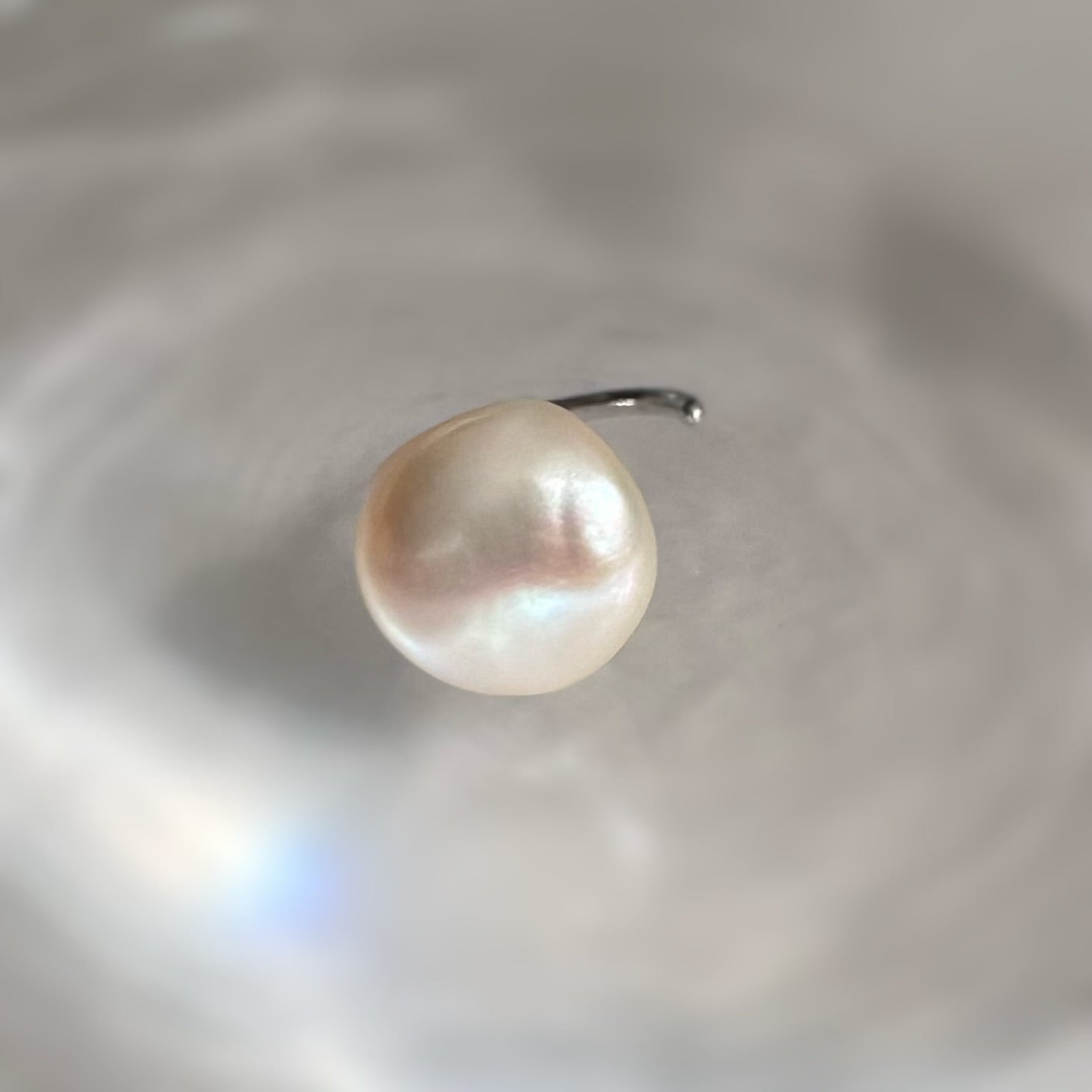 Baroque Fresh water white イヤーカフ - hikari pearl.