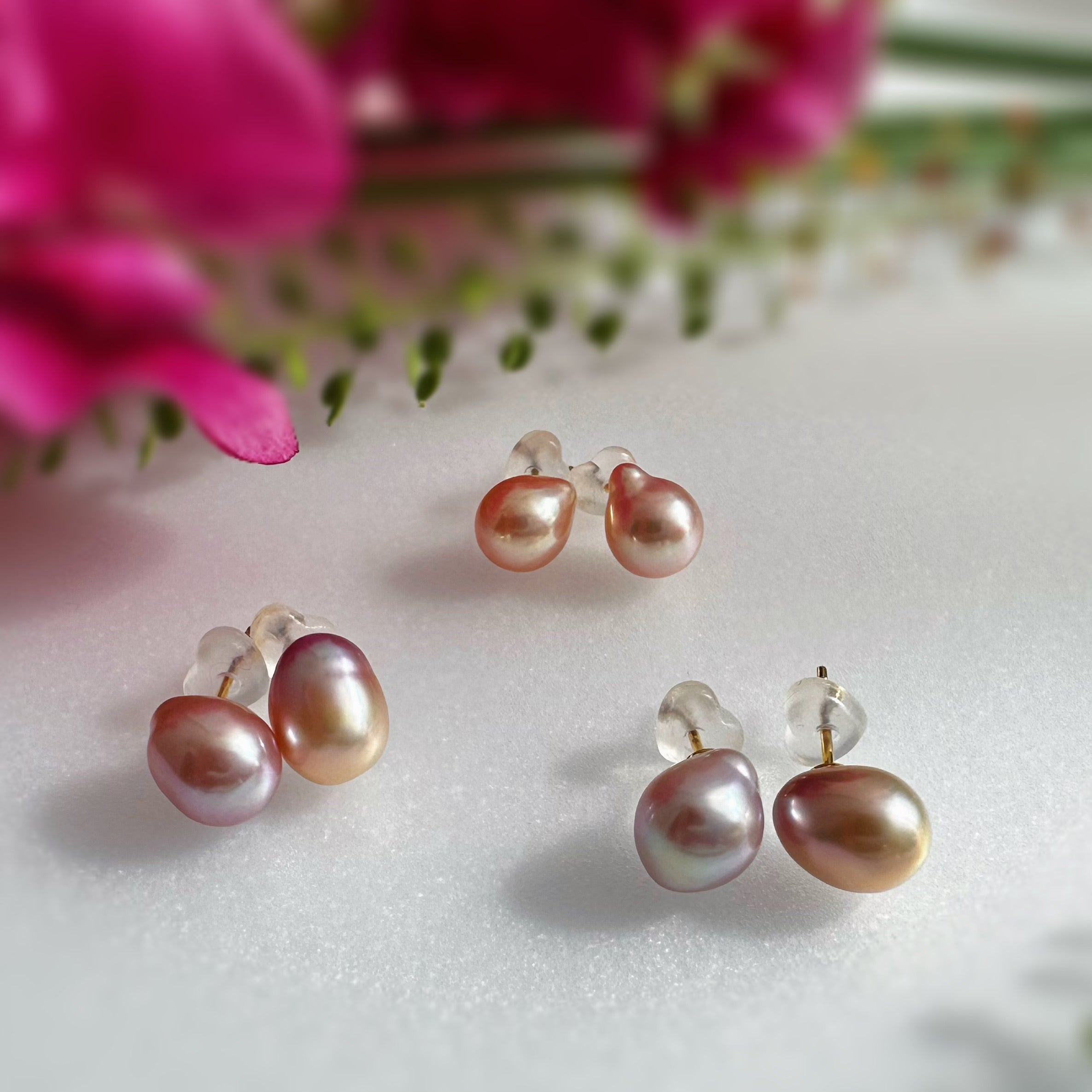 "tulip チューリップ"   ピアス　イヤリング - hikari pearl.
