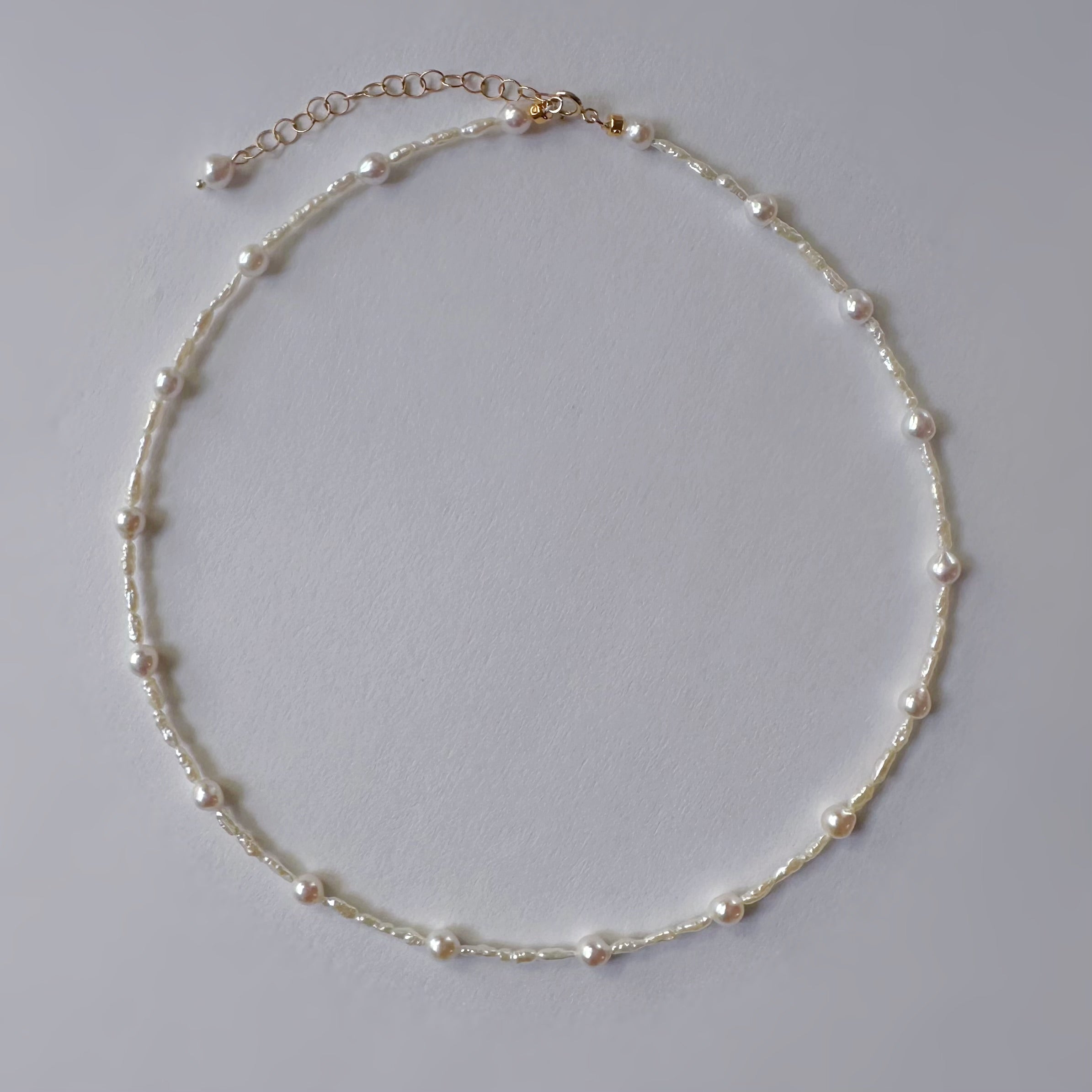 "Lueur リュール"  淡水パール　シンプル　ネックレス