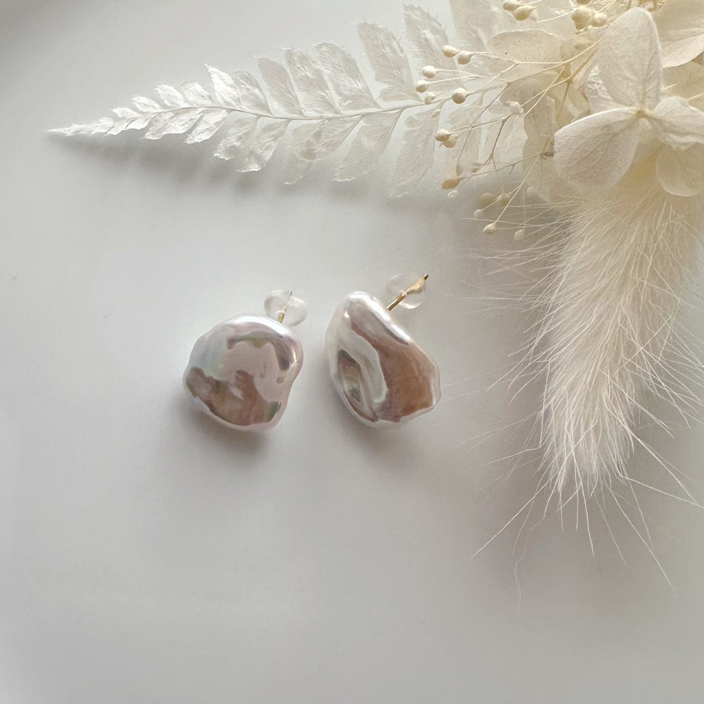 一点もの　keshi  pearl nude wedding ピアス　イヤリング