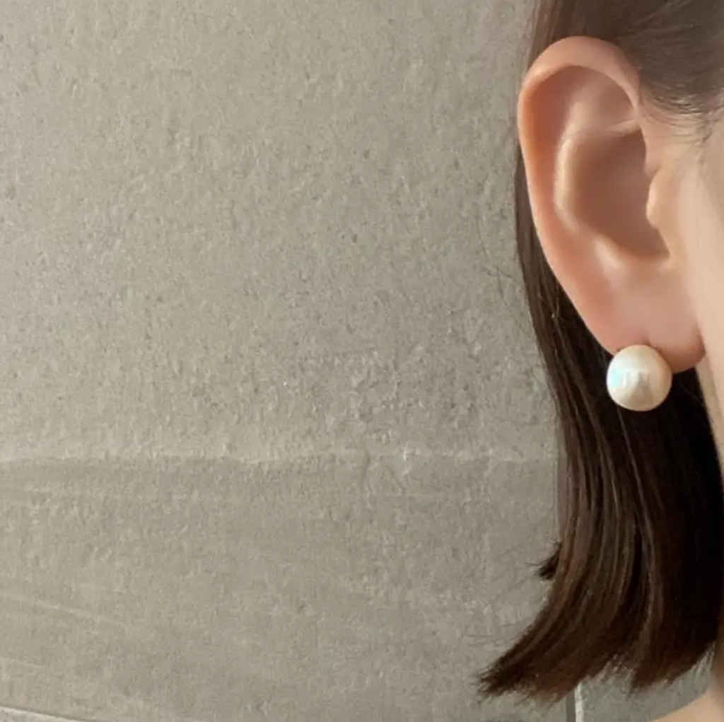 "Pearl Plump パール プランプ"  ピアス　イヤリング - hikari pearl.