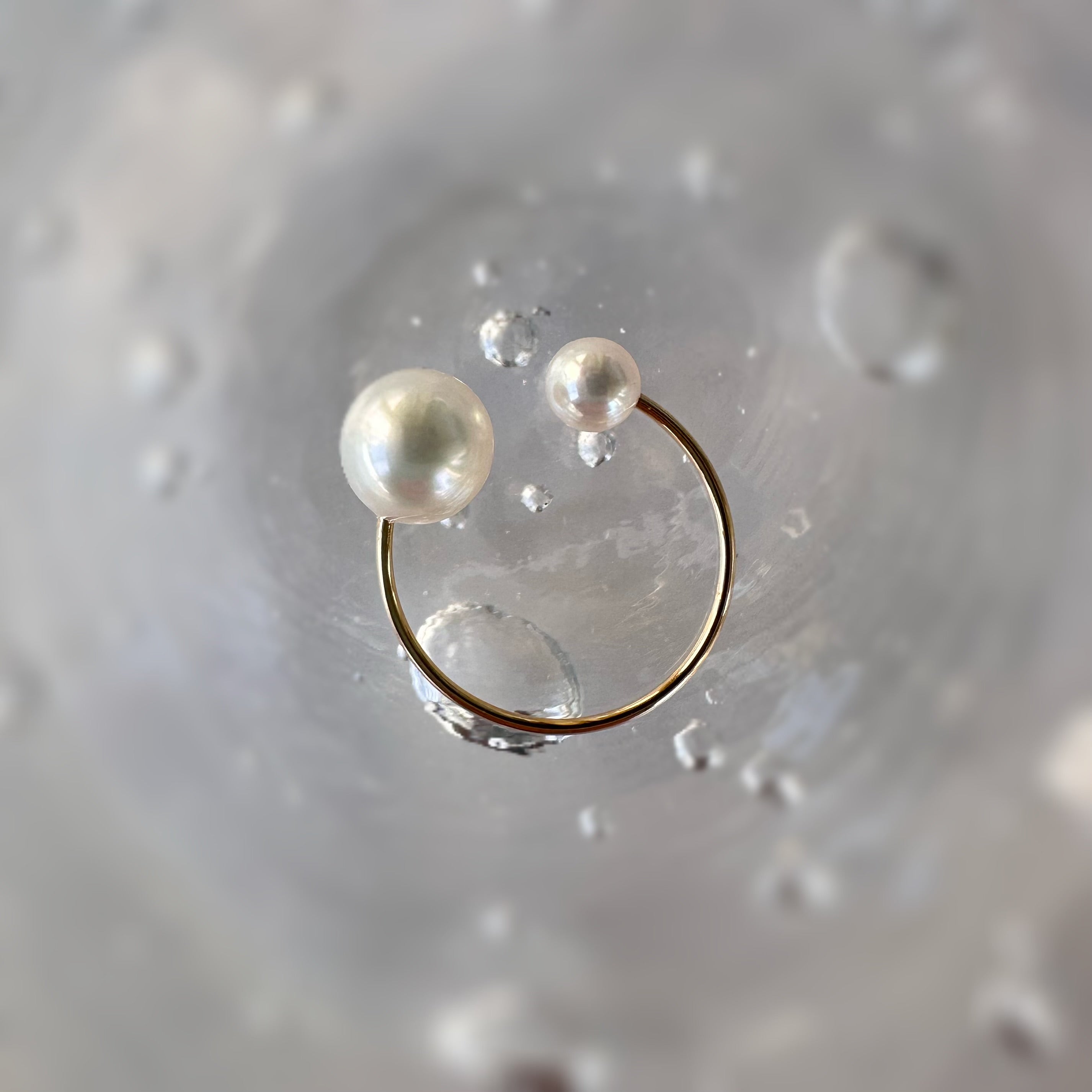 14kgf Akoya  pearl イヤーカフ - hikari pearl.