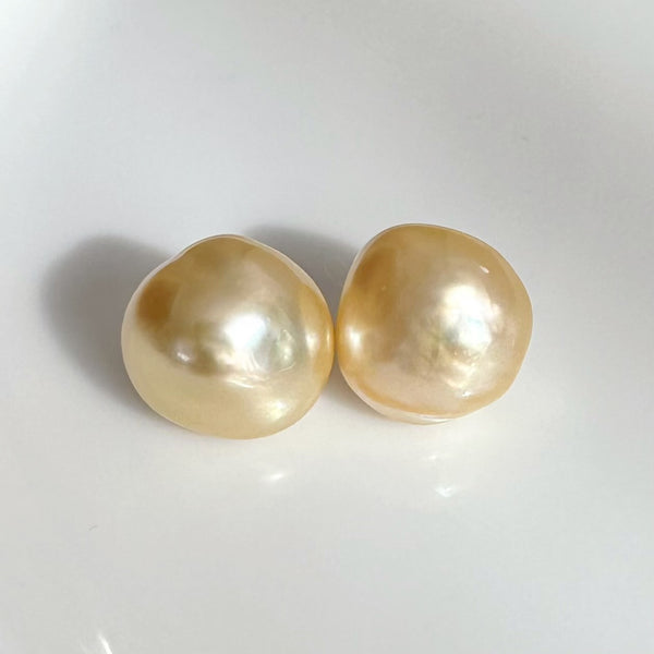 一点もの　k18 South Sea pearl gold