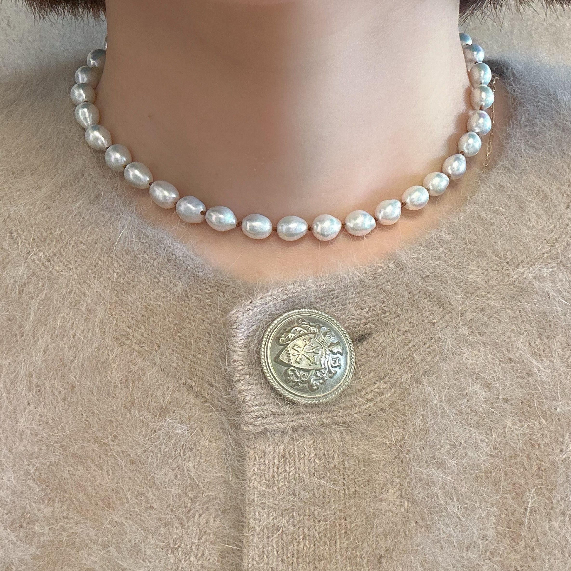 "Ligne Pearl リーニュ パール"  ネックレス　35cm