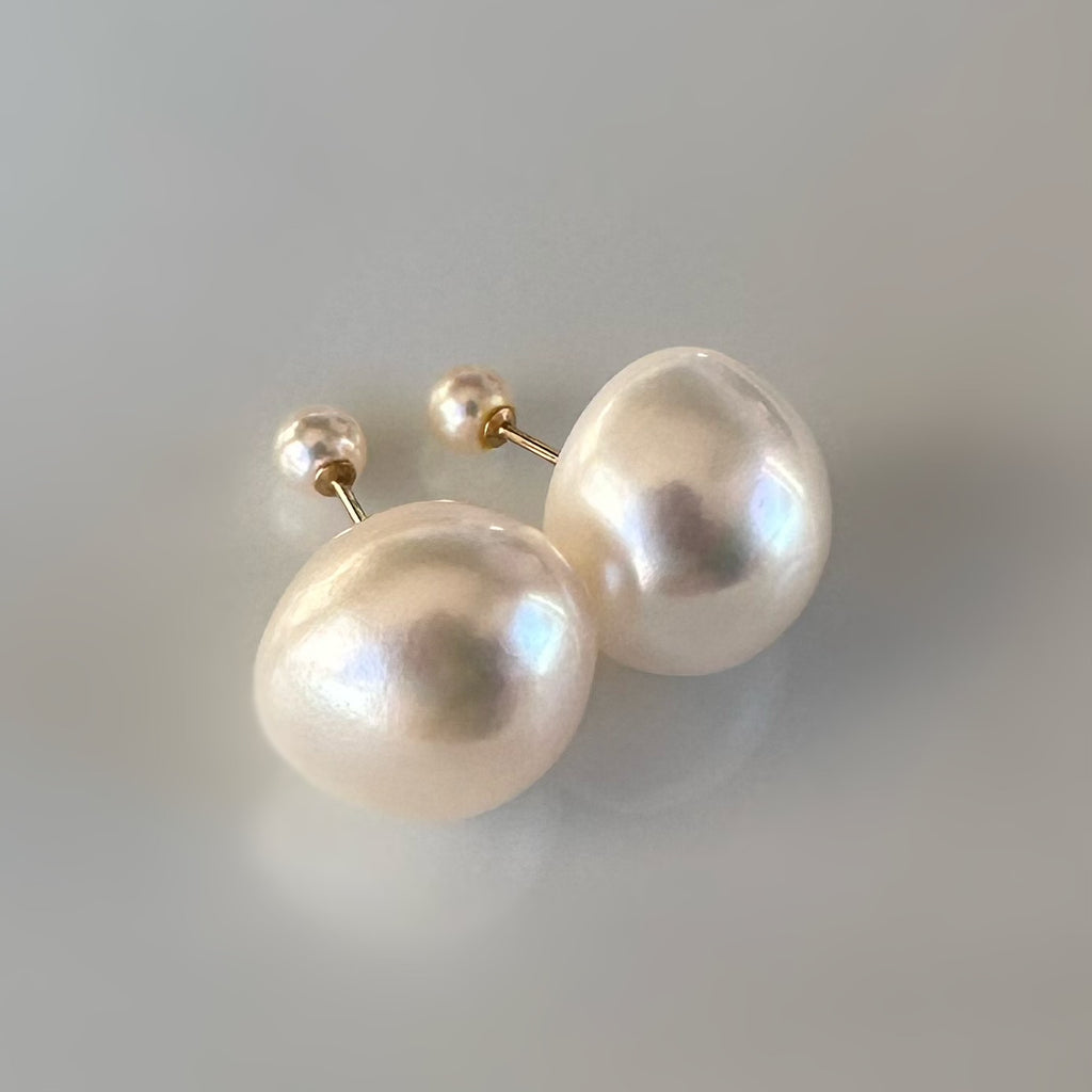 "Duo Pearl デュオパール"  k10 バロックパール　ピアス　キャッチ