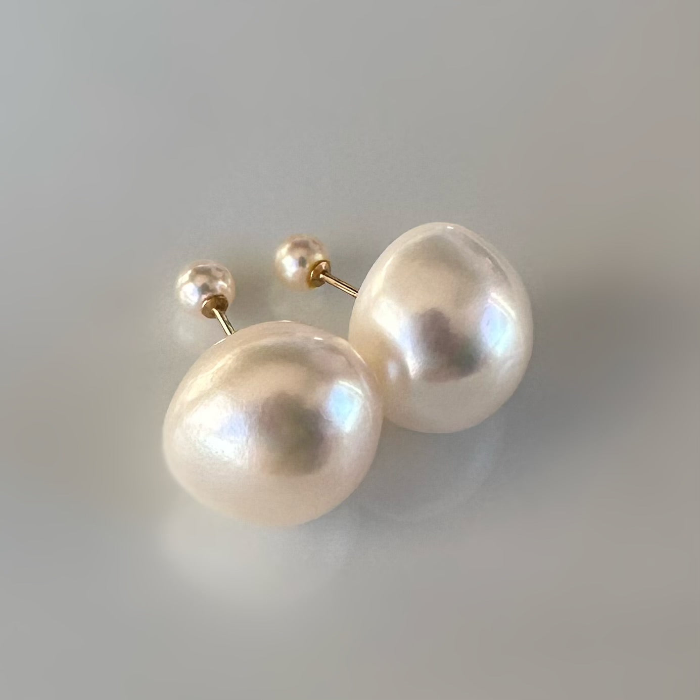 "Duo Pearl デュオパール"  k10 バロックパール　ピアス　キャッチ