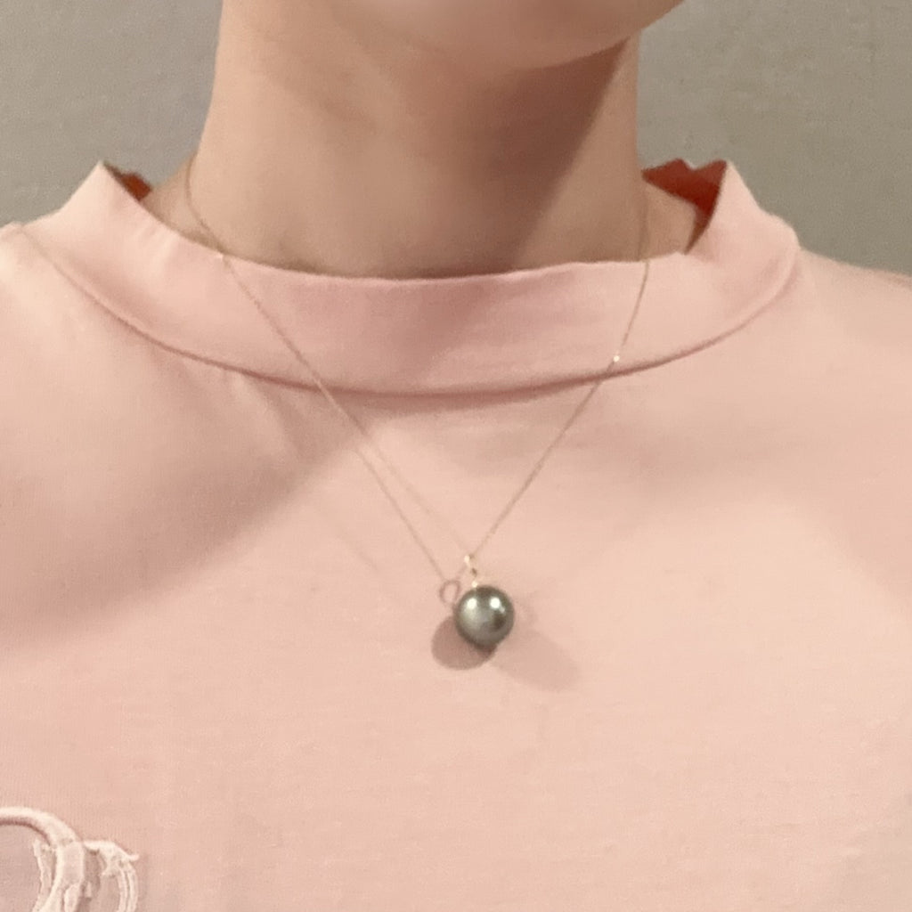 "christmas rose クリスマスローズ" Tahiti   pearl ペンダントトップ - hikari pearl.