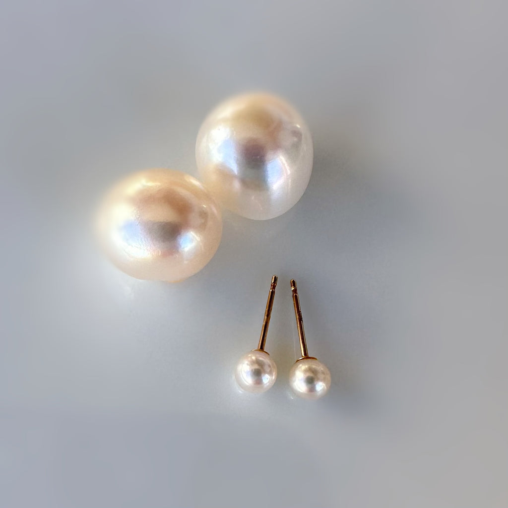 "Duo Pearl デュオパール"  k10 バロックパール　ピアス　キャッチ