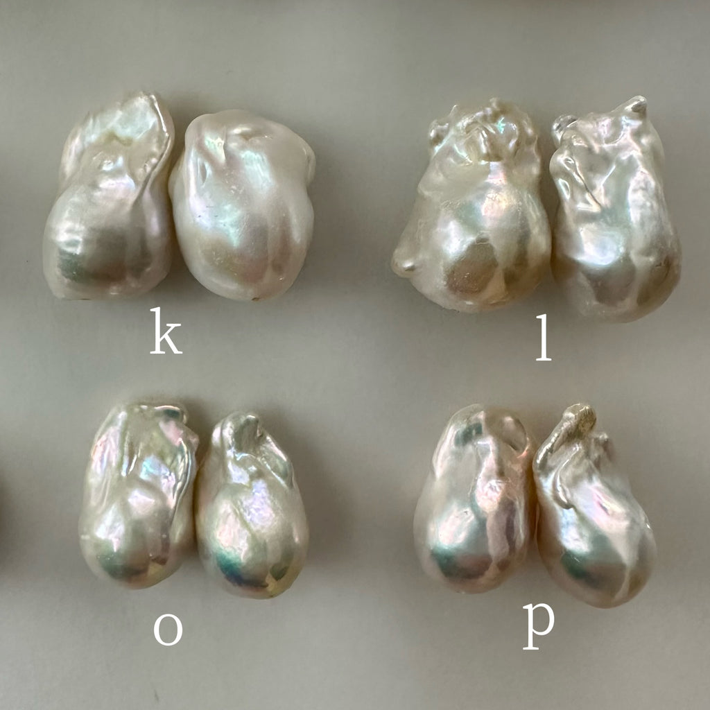 "lisianthus リシアンサス" バロックパール　ロングピアス　イヤリング　wedding baroque - hikari pearl.