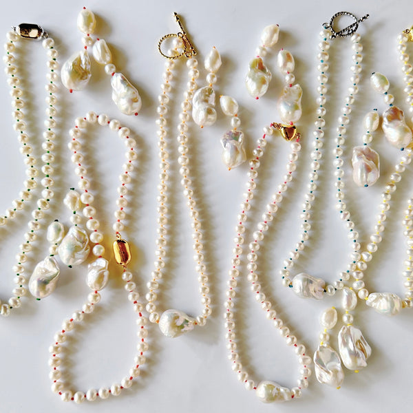 candy color baroque necklace