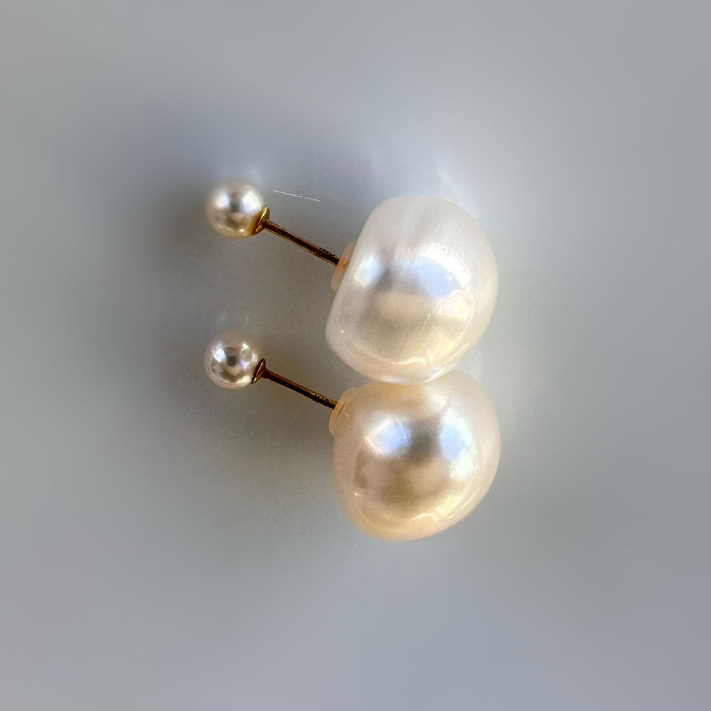 "Duo Pearl デュオパール"  k10 バロックパール　ピアス　キャッチ