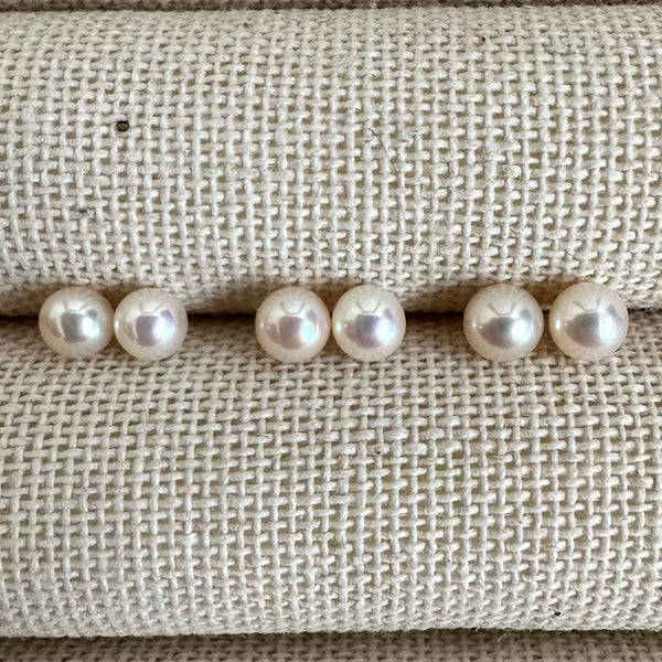 k18 special freshwater pearl ピアス