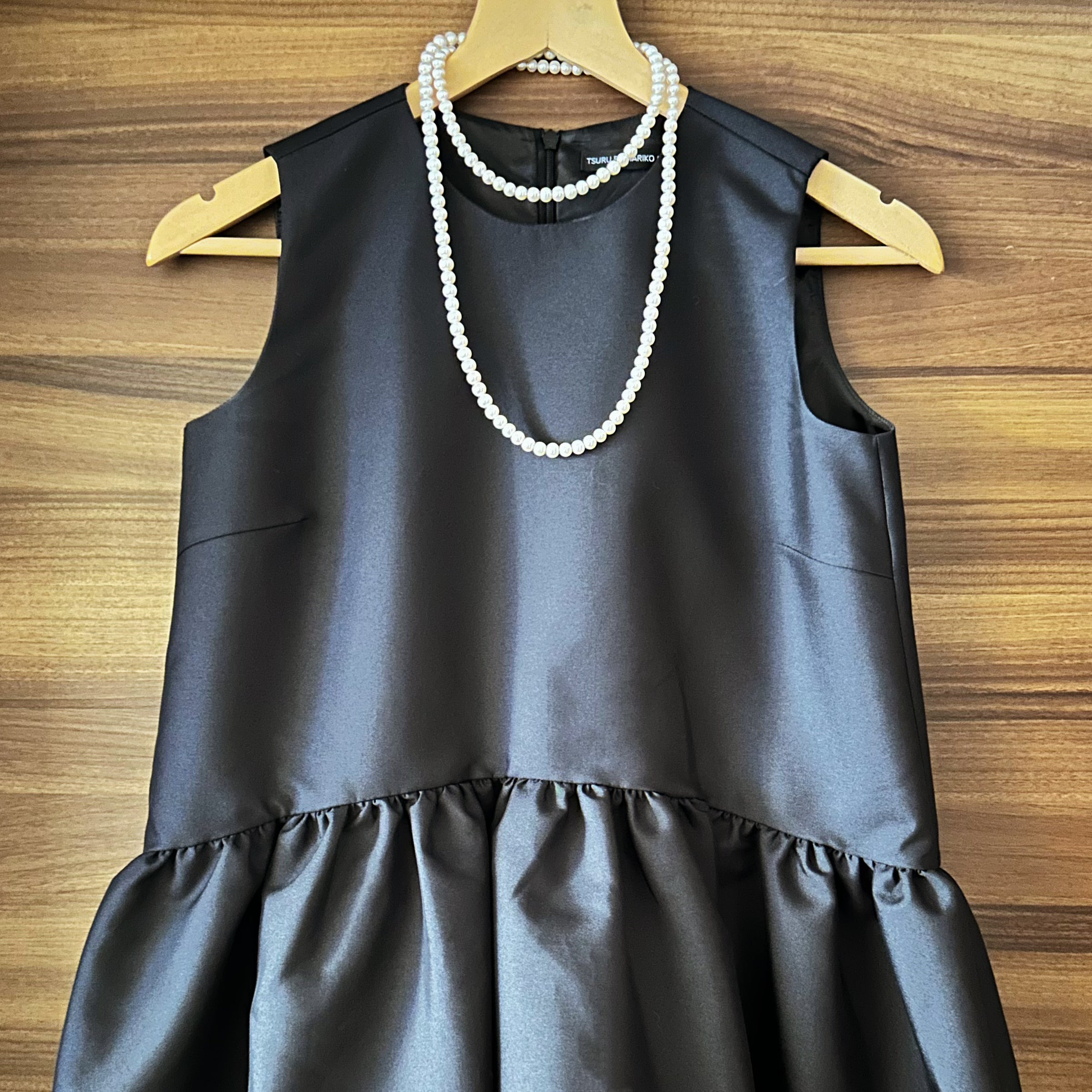 "Voile ヴォワール"  freshwater pearl long necklace - hikari pearl.