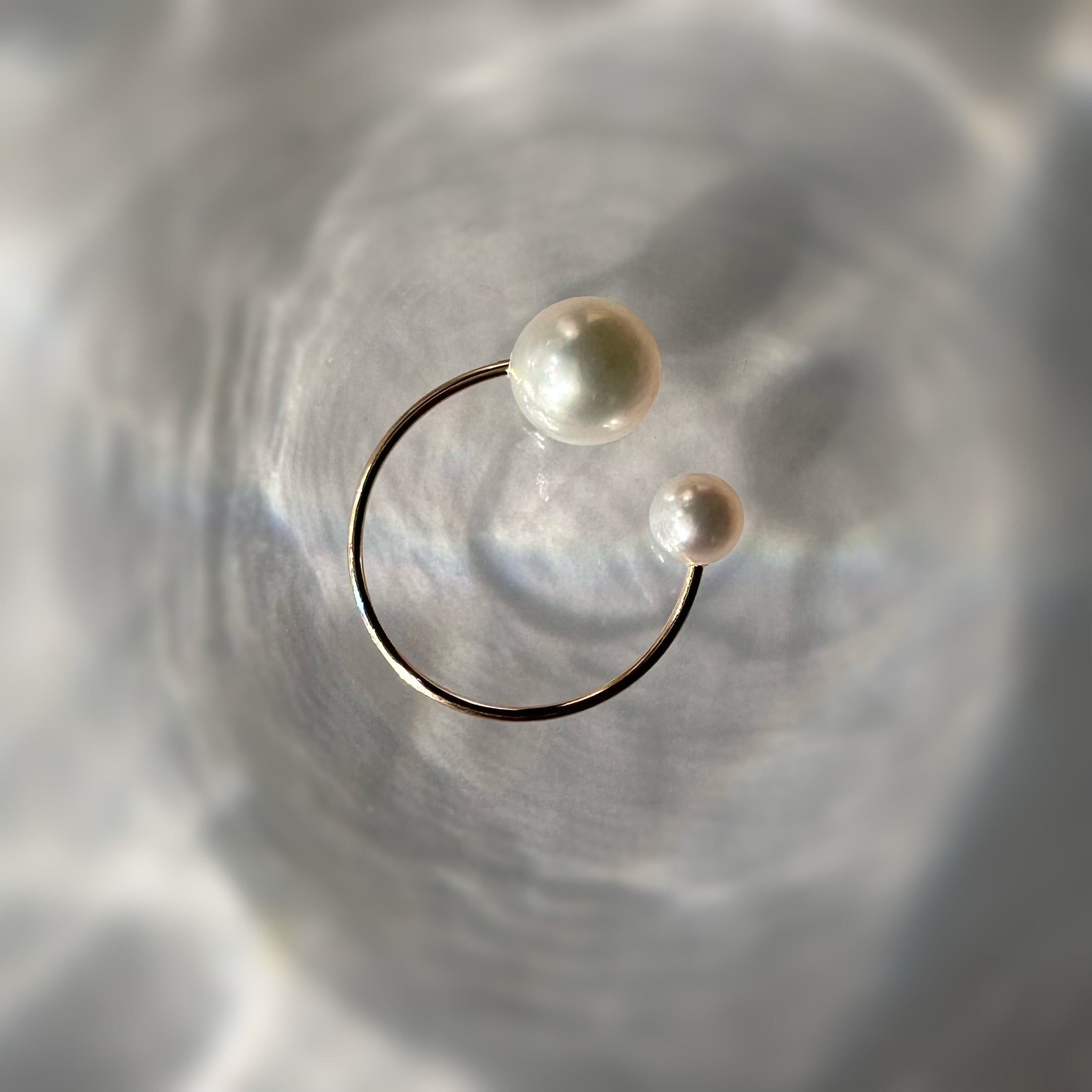 14kgf Akoya  pearl イヤーカフ - hikari pearl.