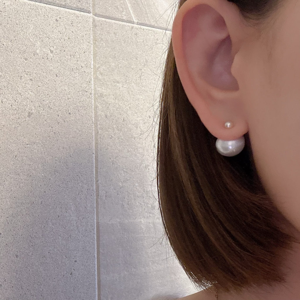 "Duo Pearl デュオパール"  k10 バロックパール　ピアス　キャッチ