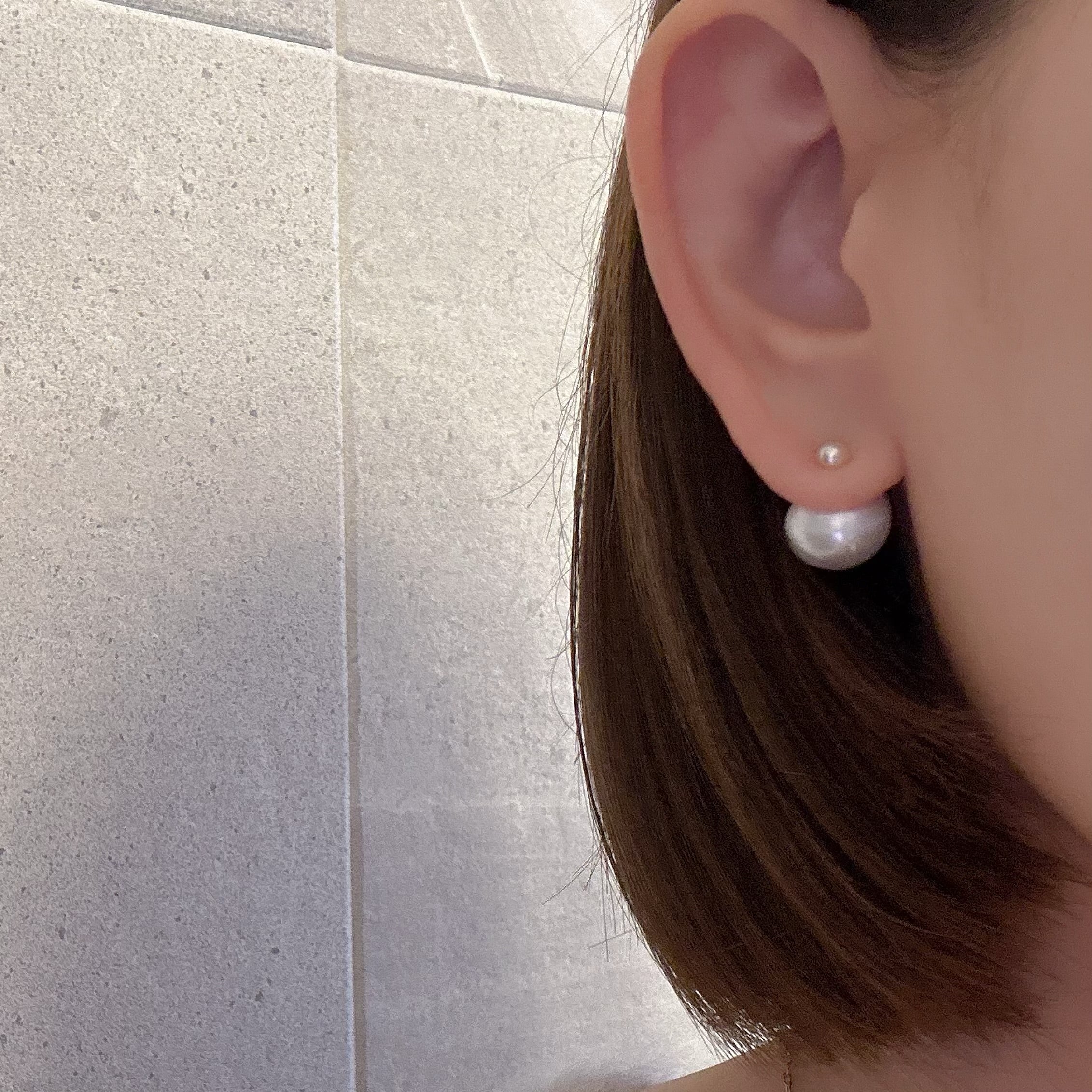 "Duo Pearl デュオパール"  k10 バロックパール　ピアス　キャッチ