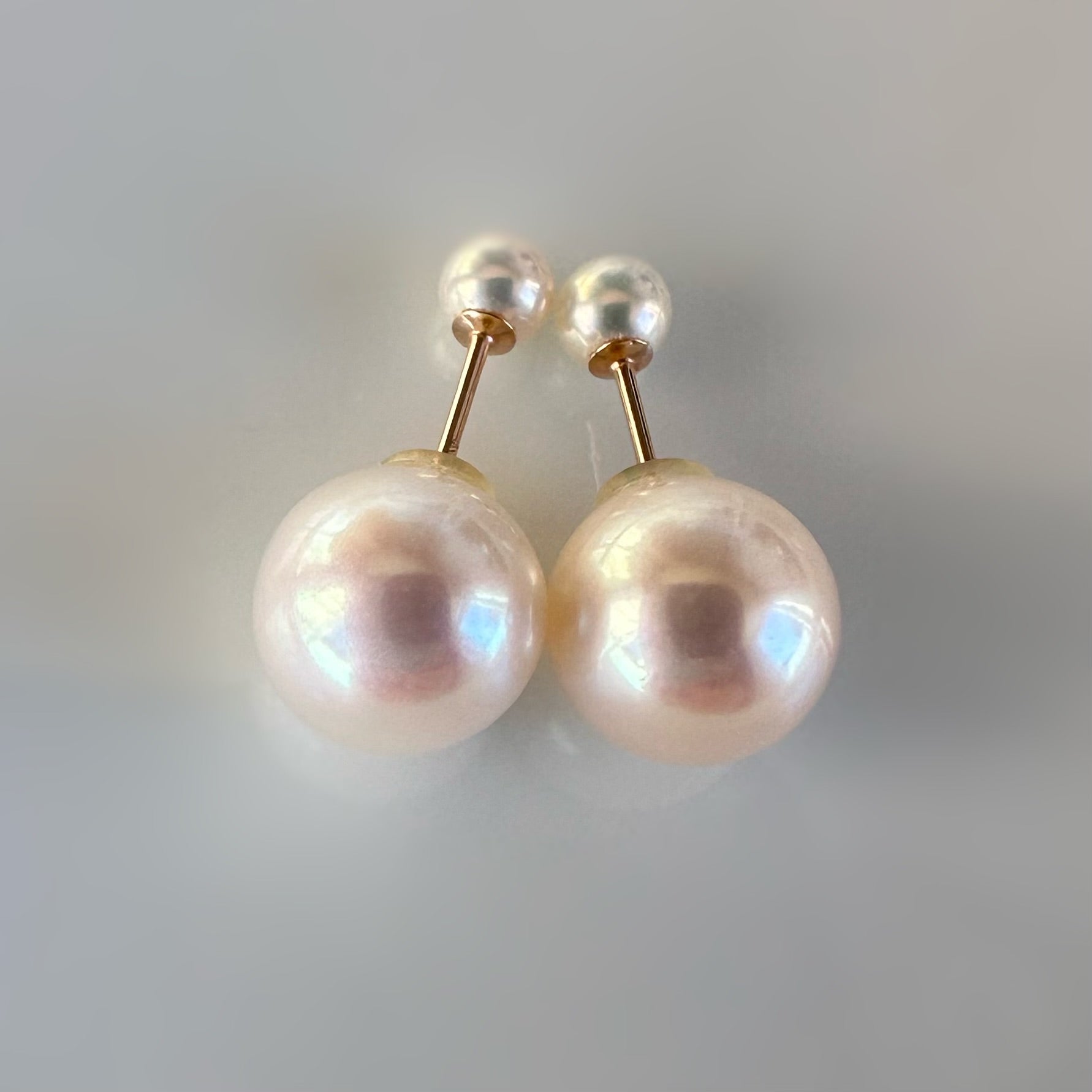 "Duo Pearl デュオパール"  k10 ホワイト　パール　ピアス　キャッチ