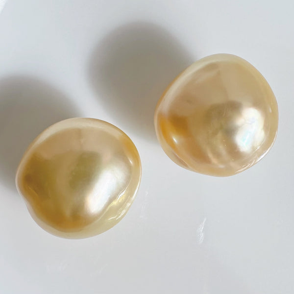 一点もの　k18 South Sea pearl gold