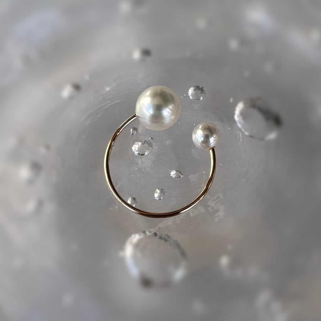 14kgf Akoya  pearl イヤーカフ - hikari pearl.