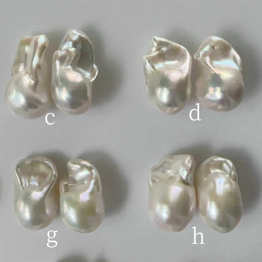 "madonna lily マドンナリリー"     ピアス　イヤリング　wedding oyster baroque  pearl
