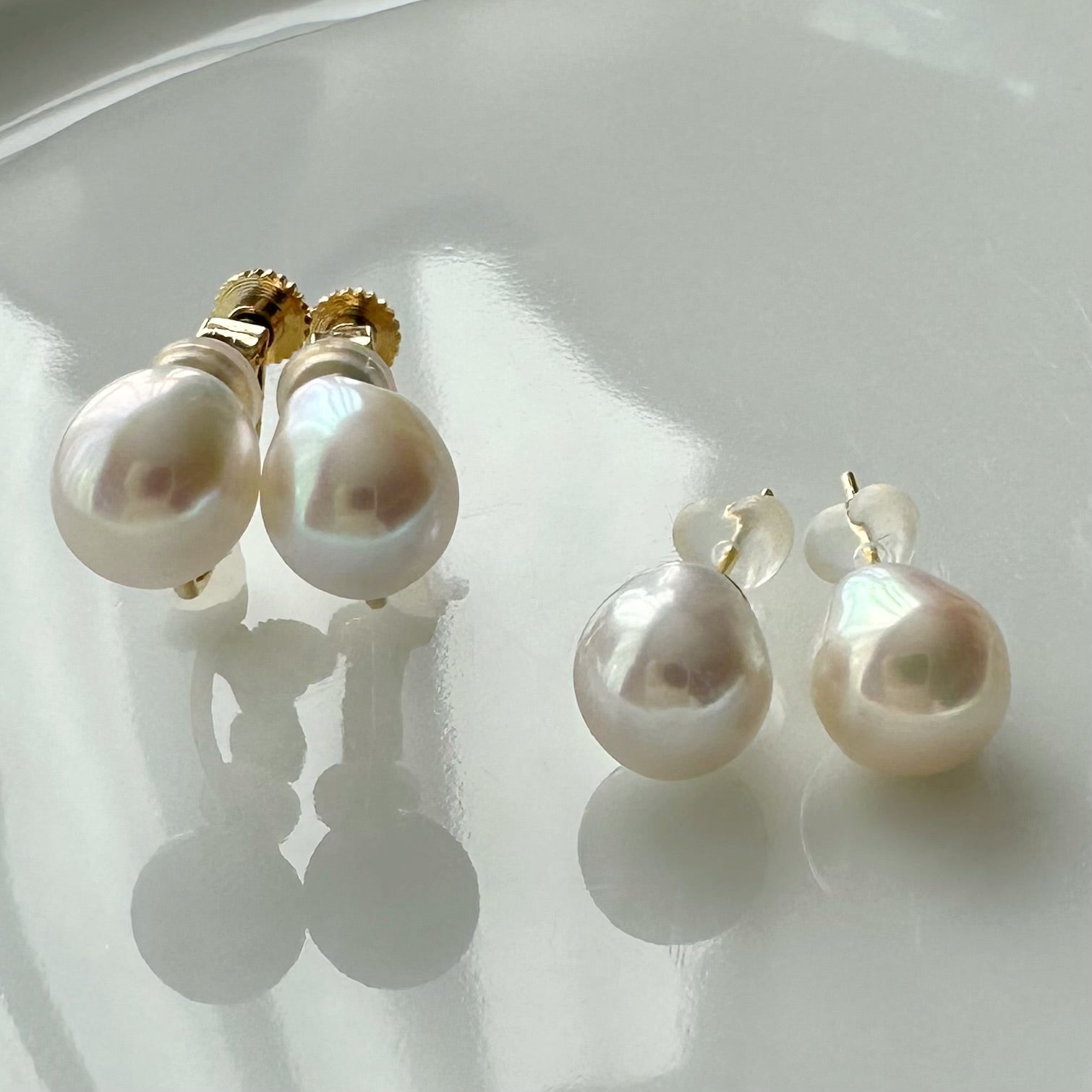 "snowdrop スノードロップ"   ピアス　イヤリング　nude - hikari pearl.