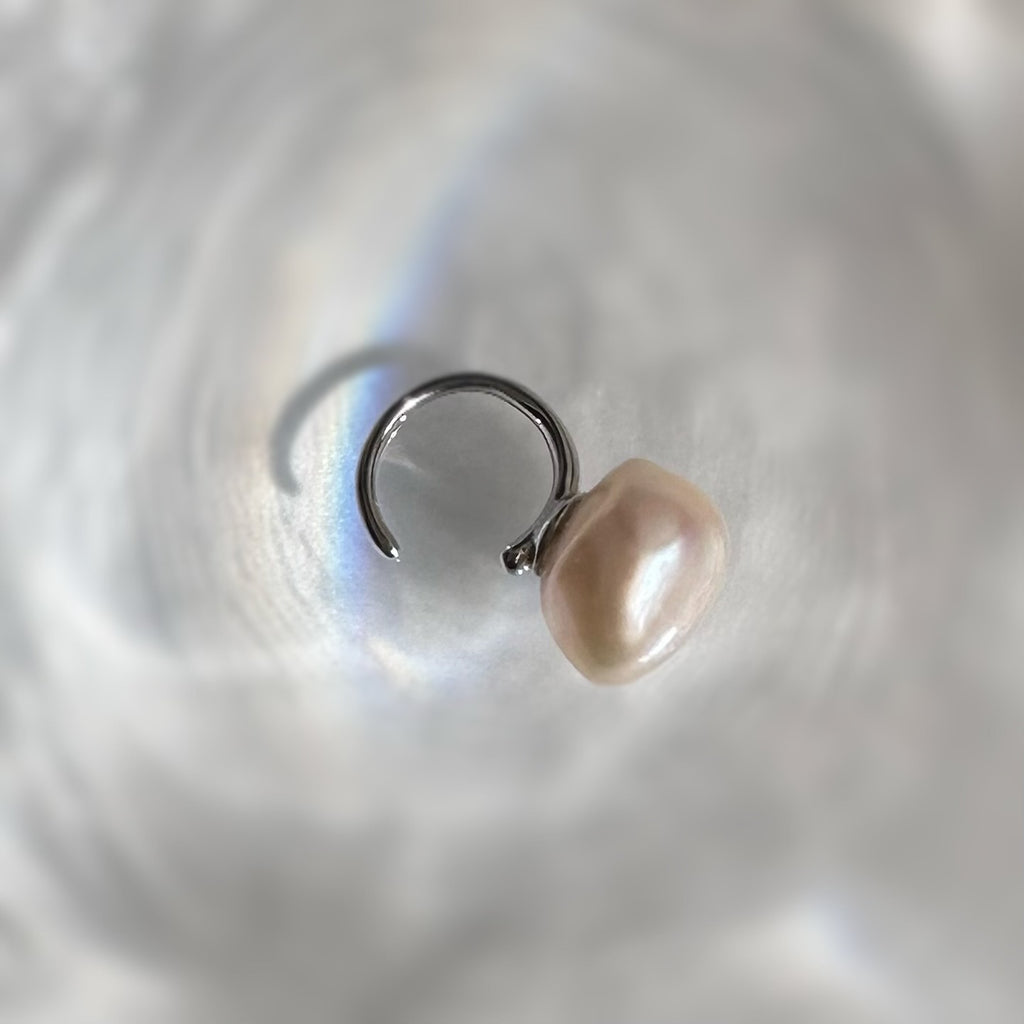 Baroque Fresh water white イヤーカフ - hikari pearl.
