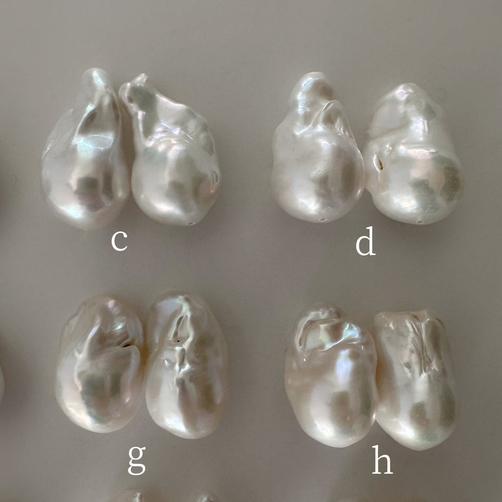 dot oyster baroque  pearl  ピアス　イヤリング - hikari pearl.