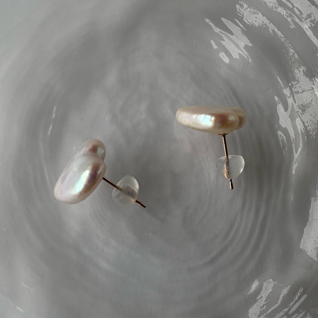 "Cœur Noble Lumière クール・ノーブル・ルミエール"ハート　k10 ピアス　一点もの