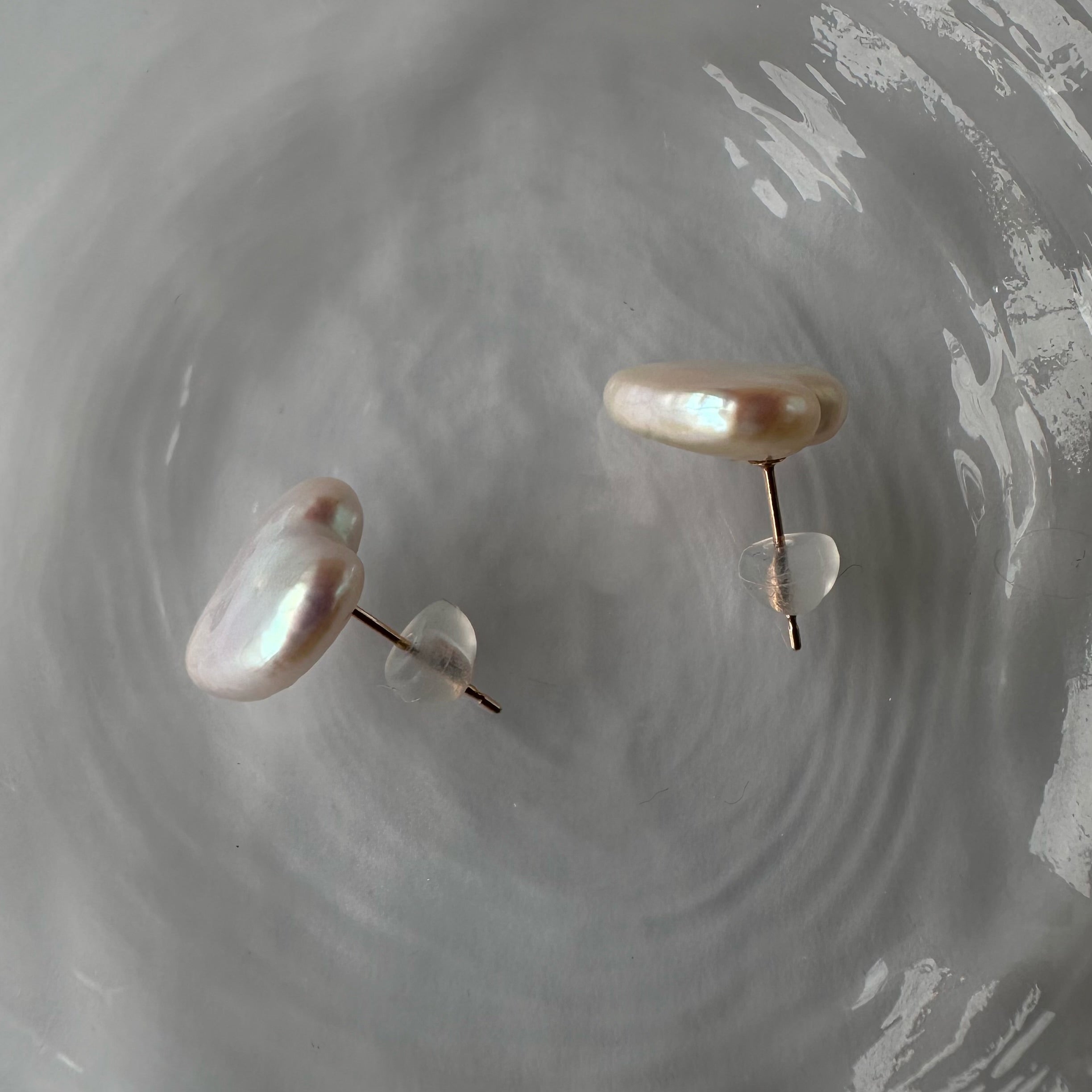 "Cœur Noble Lumière クール・ノーブル・ルミエール"ハート　k10 ピアス　一点もの