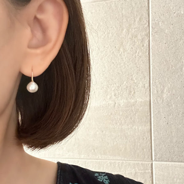 k10 k18  teardrop   nudeピアス - hikari pearl.