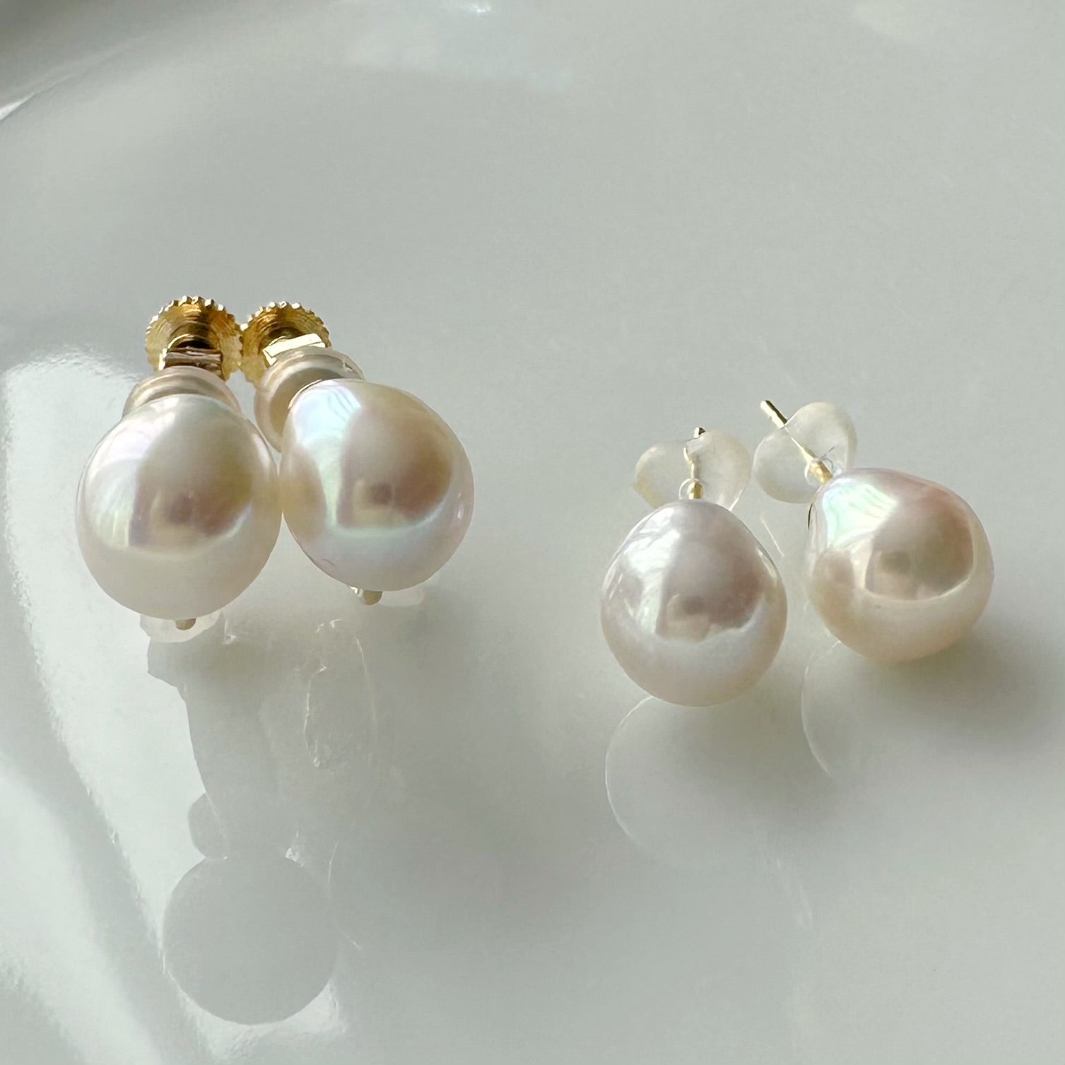 "snowdrop スノードロップ"   ピアス　イヤリング　nude - hikari pearl.