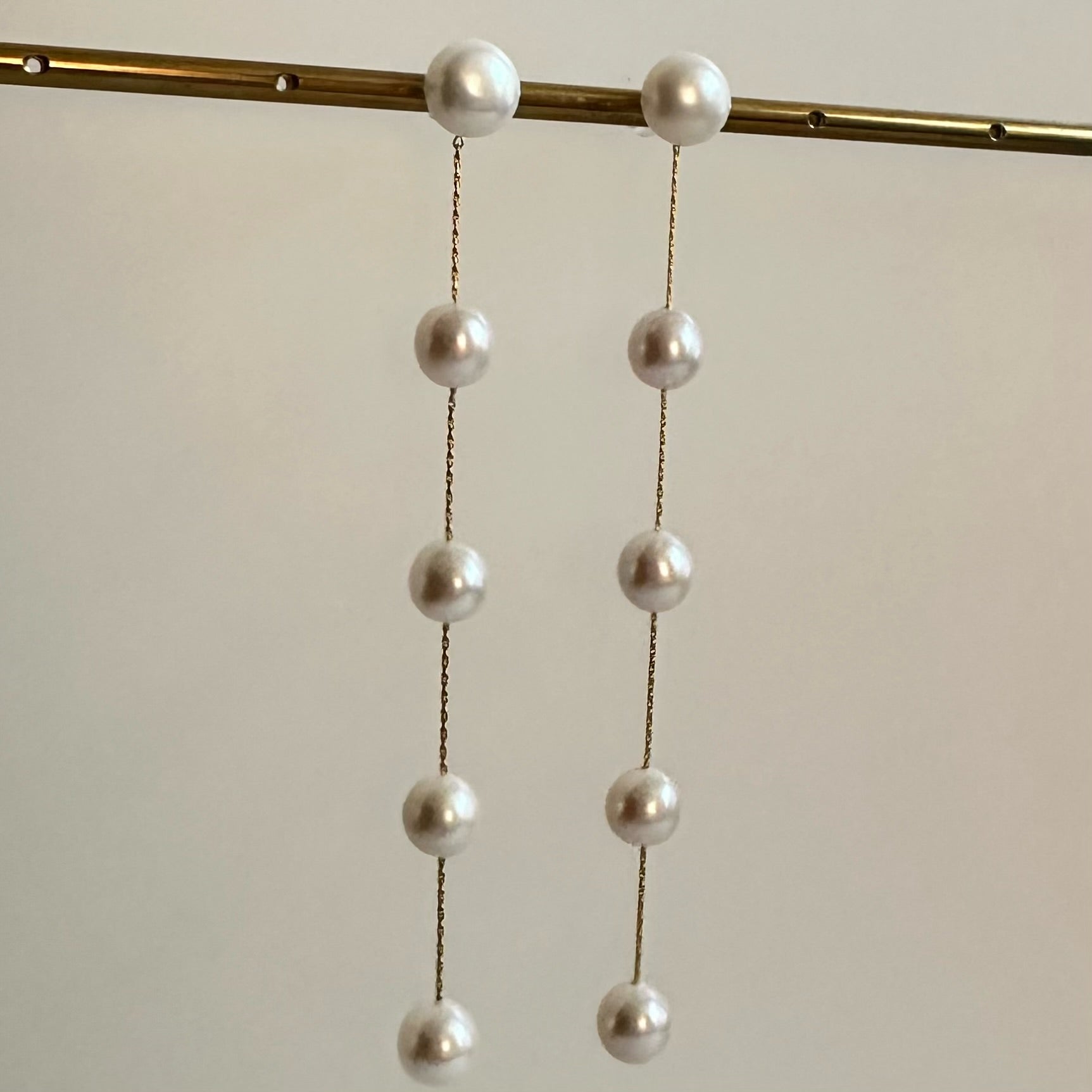 "clematis クレマチス"  5 パール　ピアス　イヤリング - hikari pearl.