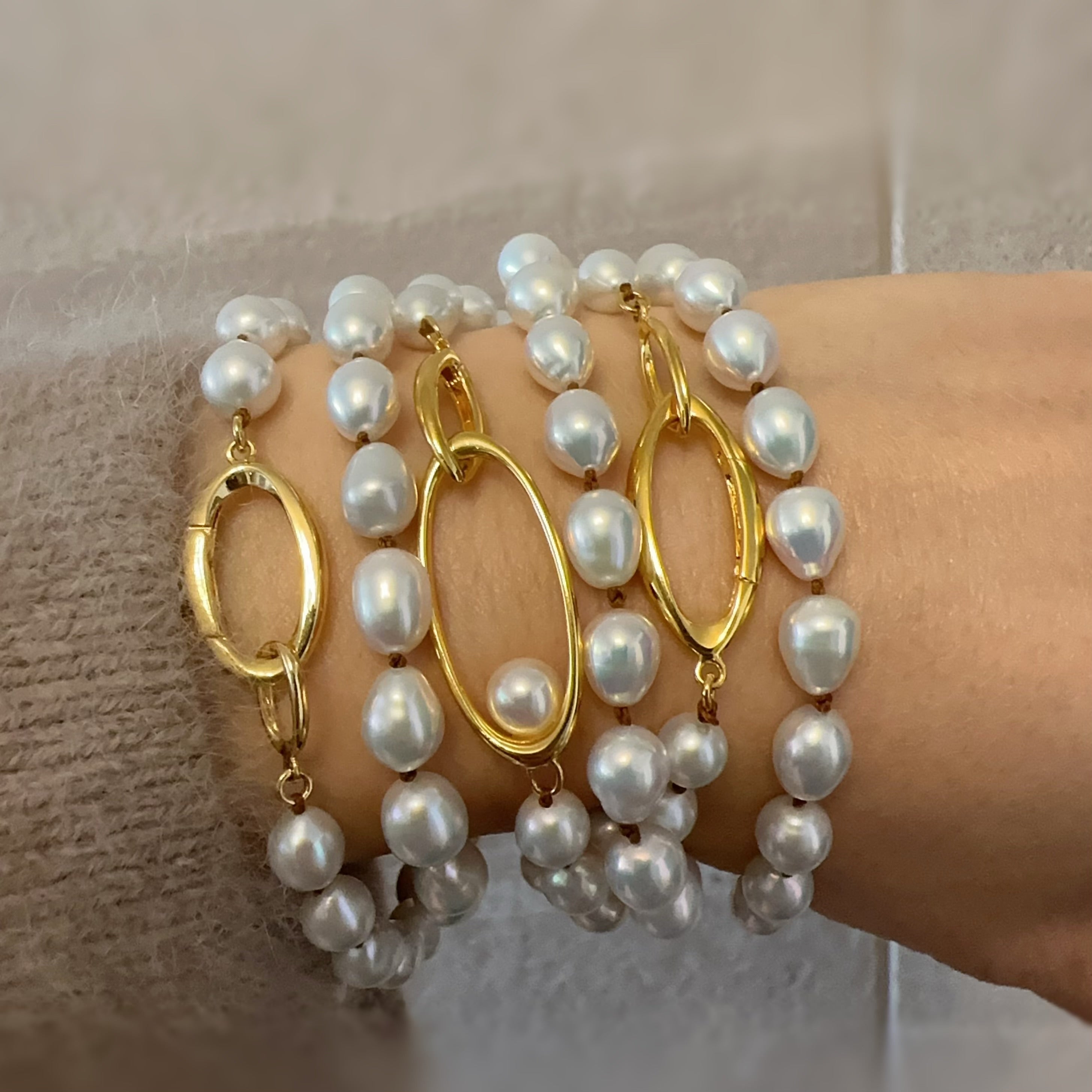 "Ligne Pearl リーニュ パール"  ネックレス　35cm