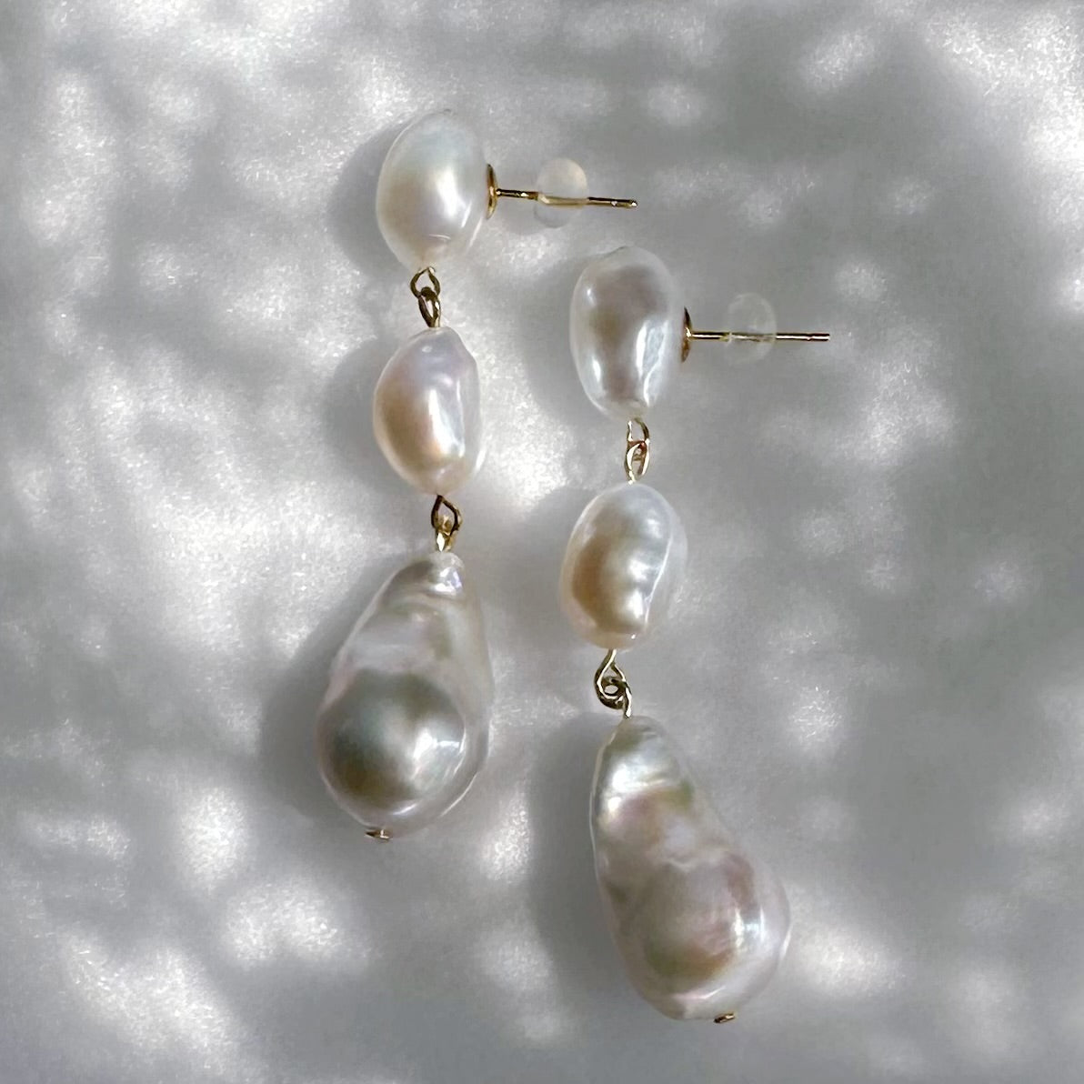 "madonna lily マドンナリリー"     ピアス　イヤリング　wedding oyster baroque  pearl