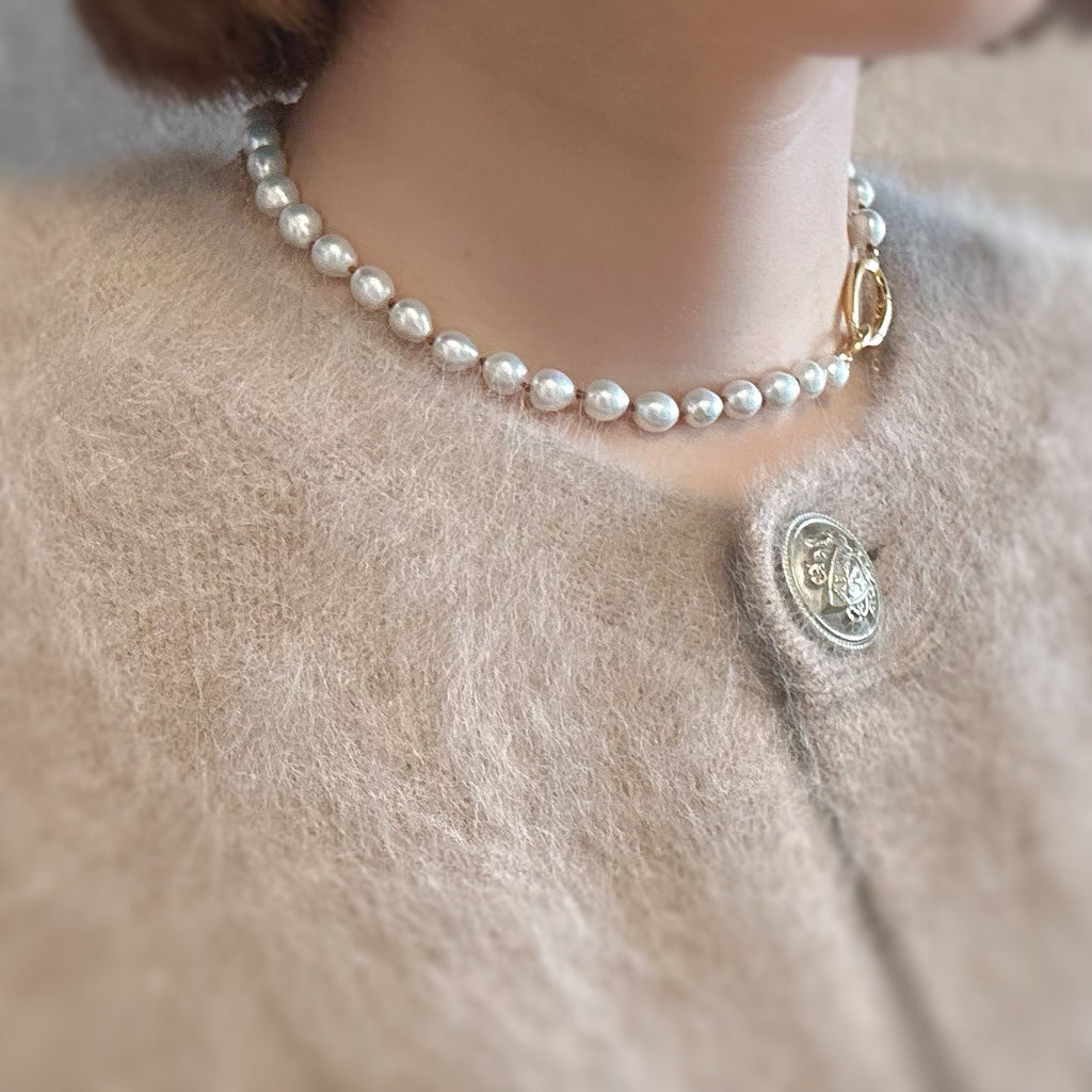 "Ligne Pearl リーニュ パール"  ネックレス　35cm