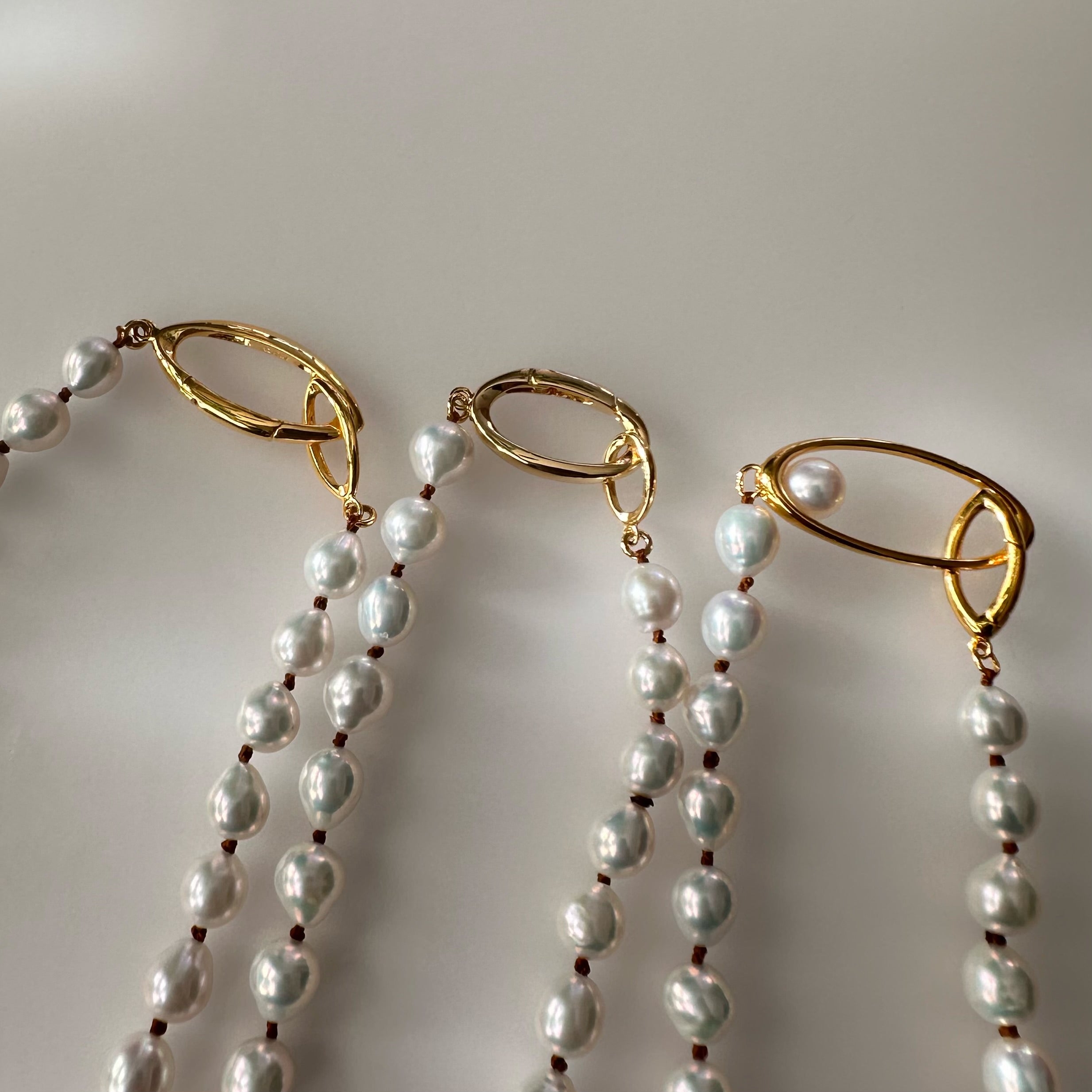 "Ligne Pearl リーニュ パール"  ネックレス　35cm