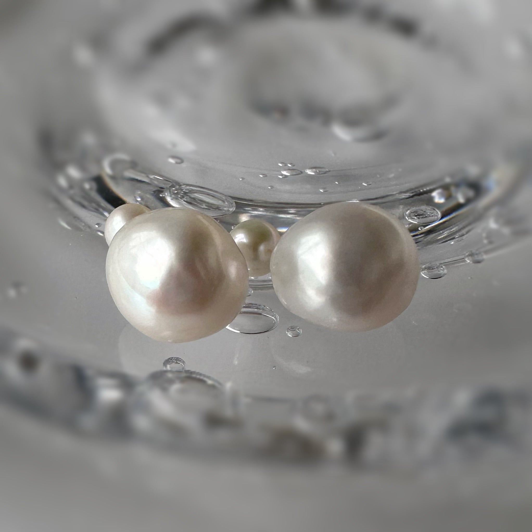 kobore  pearl nude weddingピアス見え　イヤリング - hikari pearl.