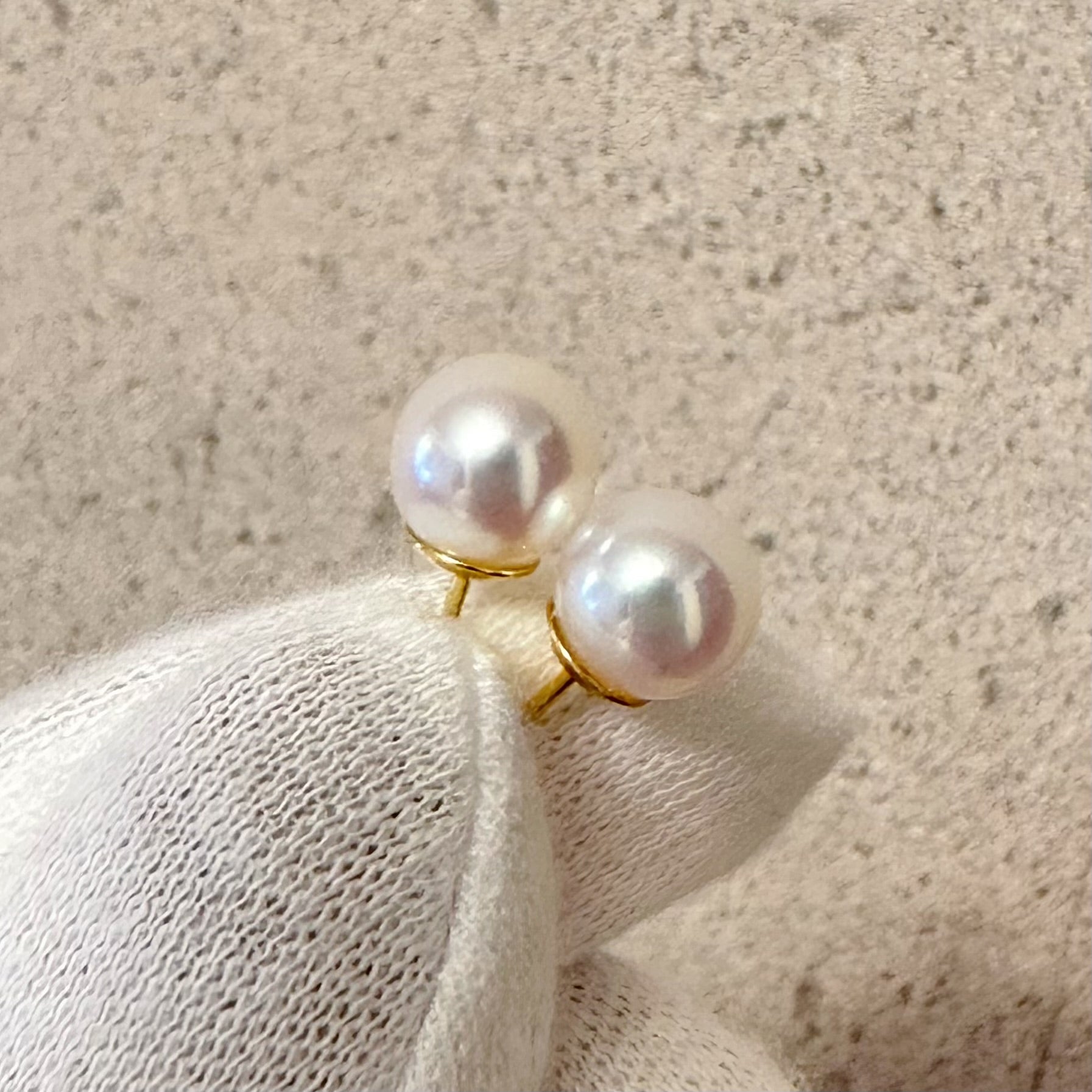 "mum マム"  single pearl necklace set - hikari pearl.