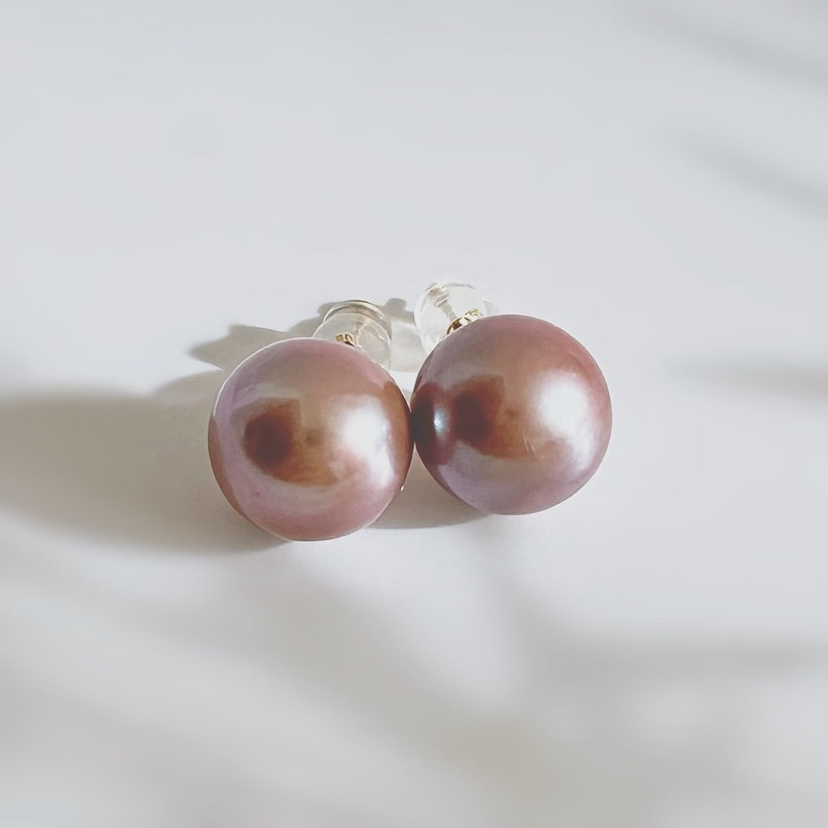 一点もの　k18  pink  pearl 13mm SAKURA - hikari pearl.