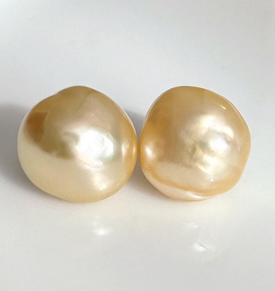 一点もの　k18 South Sea pearl gold