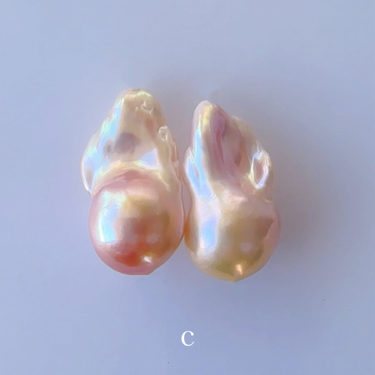 natural oyster baroque wedding ピアス　イヤリング - hikari pearl.