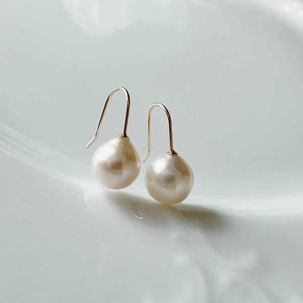 k10 k18  teardrop   nudeピアス - hikari pearl.