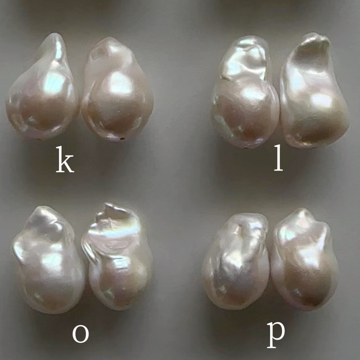 baroque oyster pearl hoop weddingピアス　イヤリング