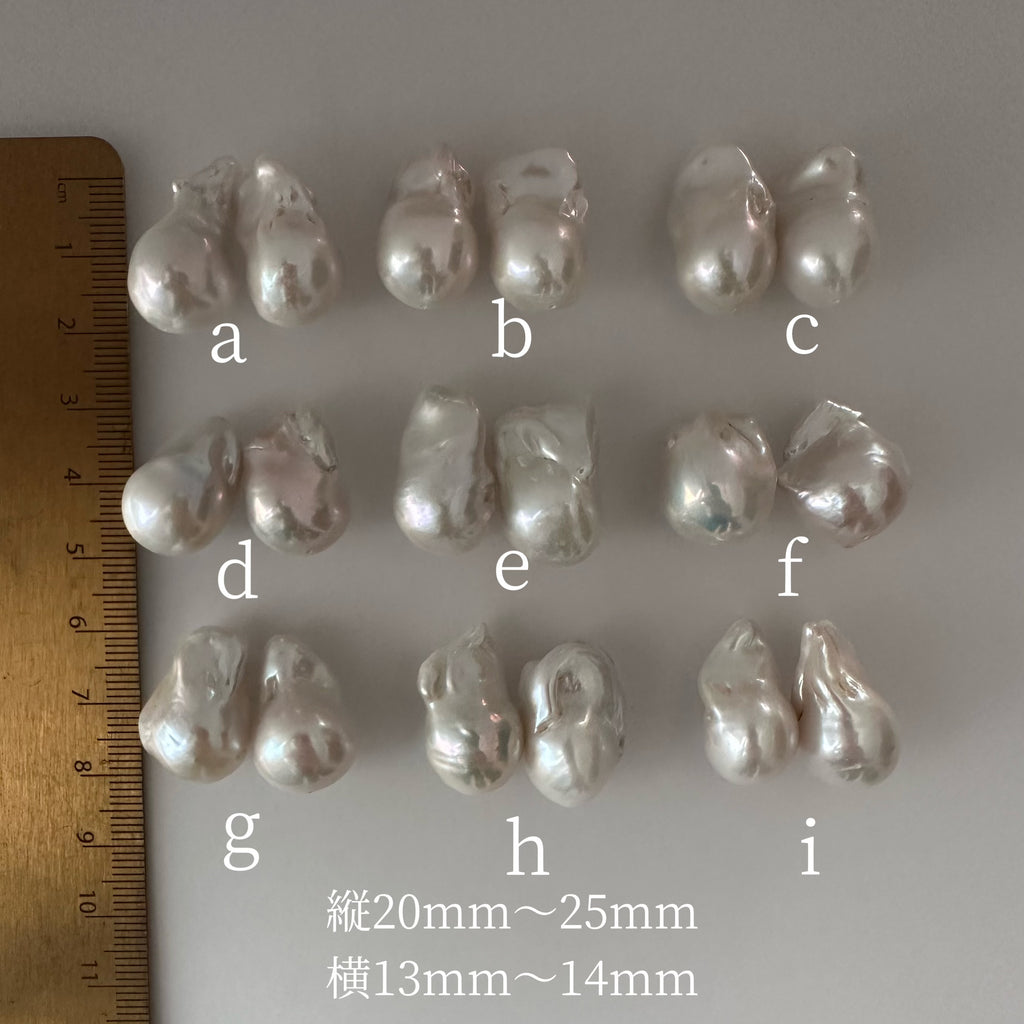 "lisianthus リシアンサス" バロックパール　ロングピアス　イヤリング　wedding baroque - hikari pearl.