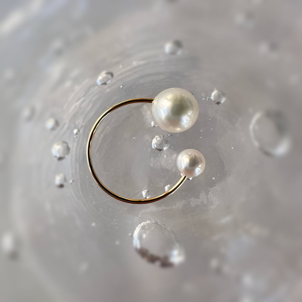 14kgf Akoya  pearl イヤーカフ - hikari pearl.