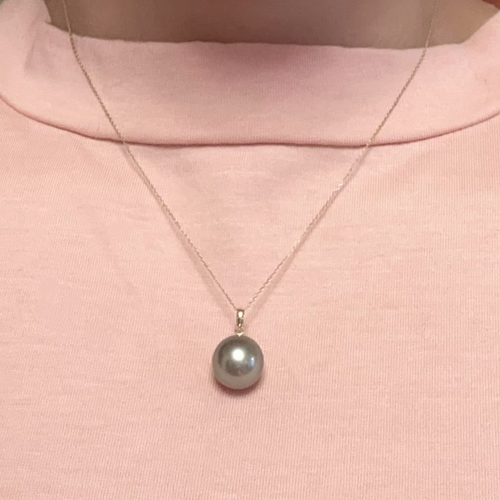 "christmas rose クリスマスローズ" Tahiti   pearl ペンダントトップ - hikari pearl.