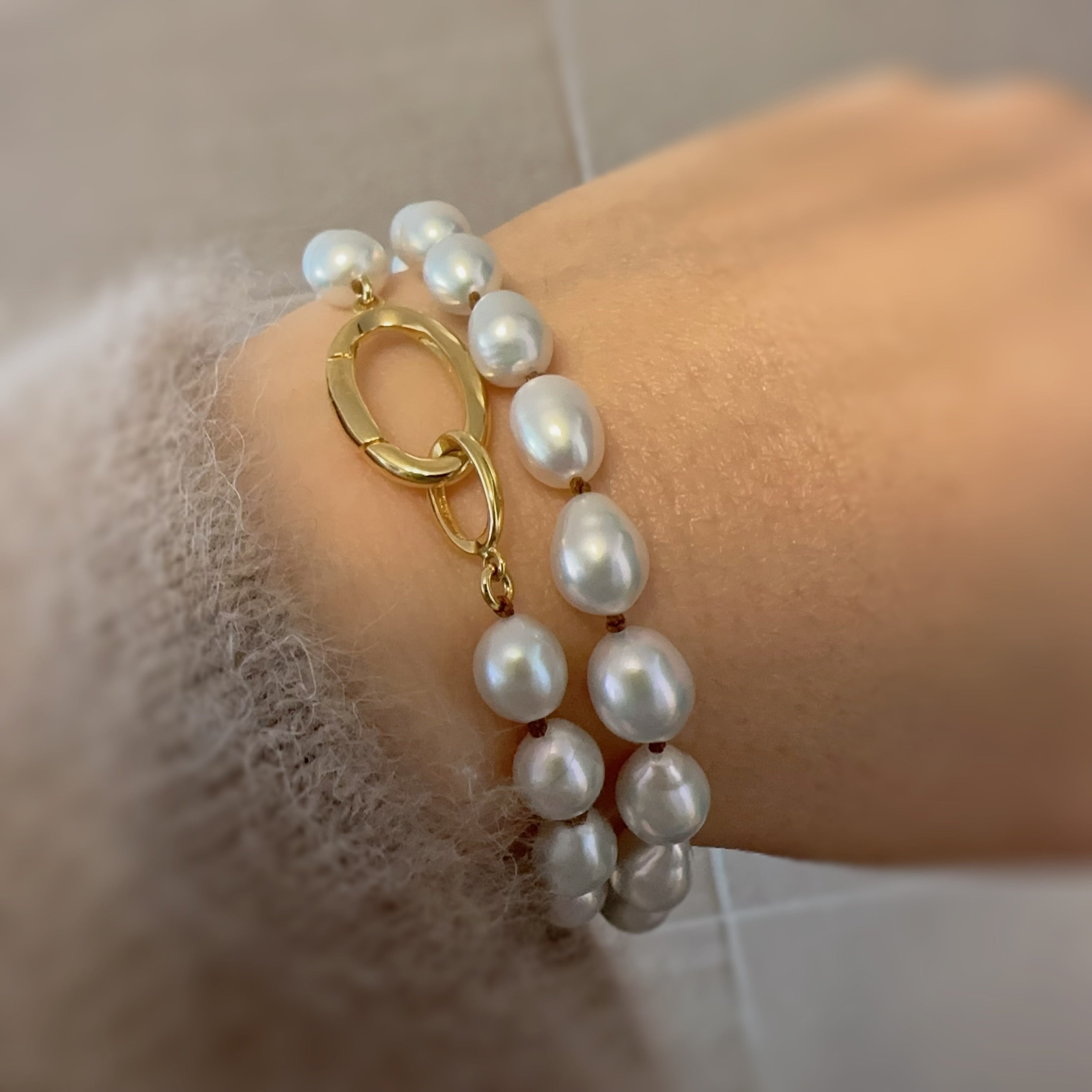 "Ligne Pearl リーニュ パール"  ネックレス　35cm