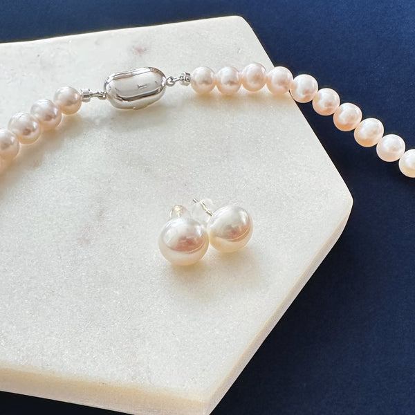 freshwater pearl necklace 40cm